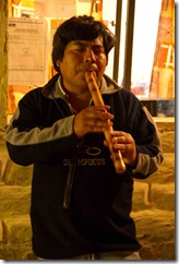 René a la flute andine